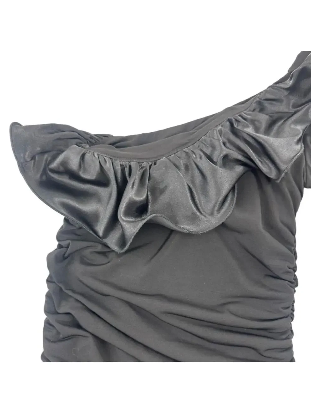 Y2K Arden B. Ruffled‎ One Shoulder Mini Dress